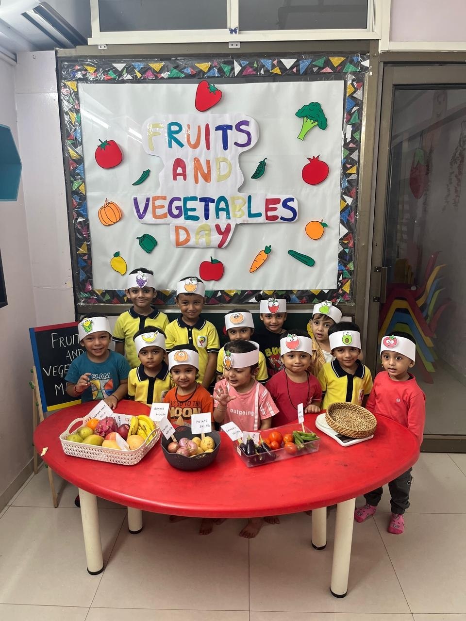 Children at the Fruits and Vegetables Day activity